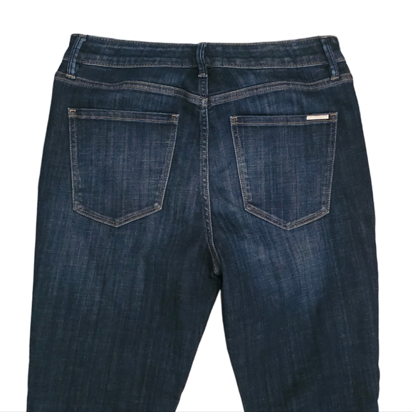 White House Black Market Dark Wash High Rise Skinny Jeans Size 6 - Picture 4 of 6